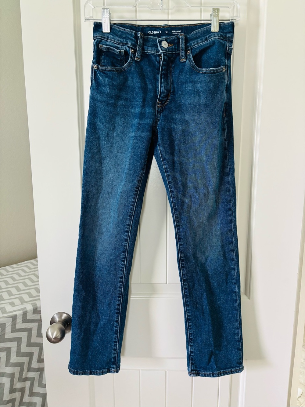 Old Navy Boys’ Dark Blue Straight Jeans
